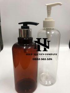 Chai nhựa pet tròn lùn 250ml cổ đen